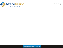 Tablet Screenshot of gracemusicschool.com